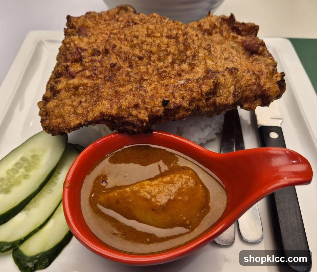 Fried Chicken with Rice and Curry