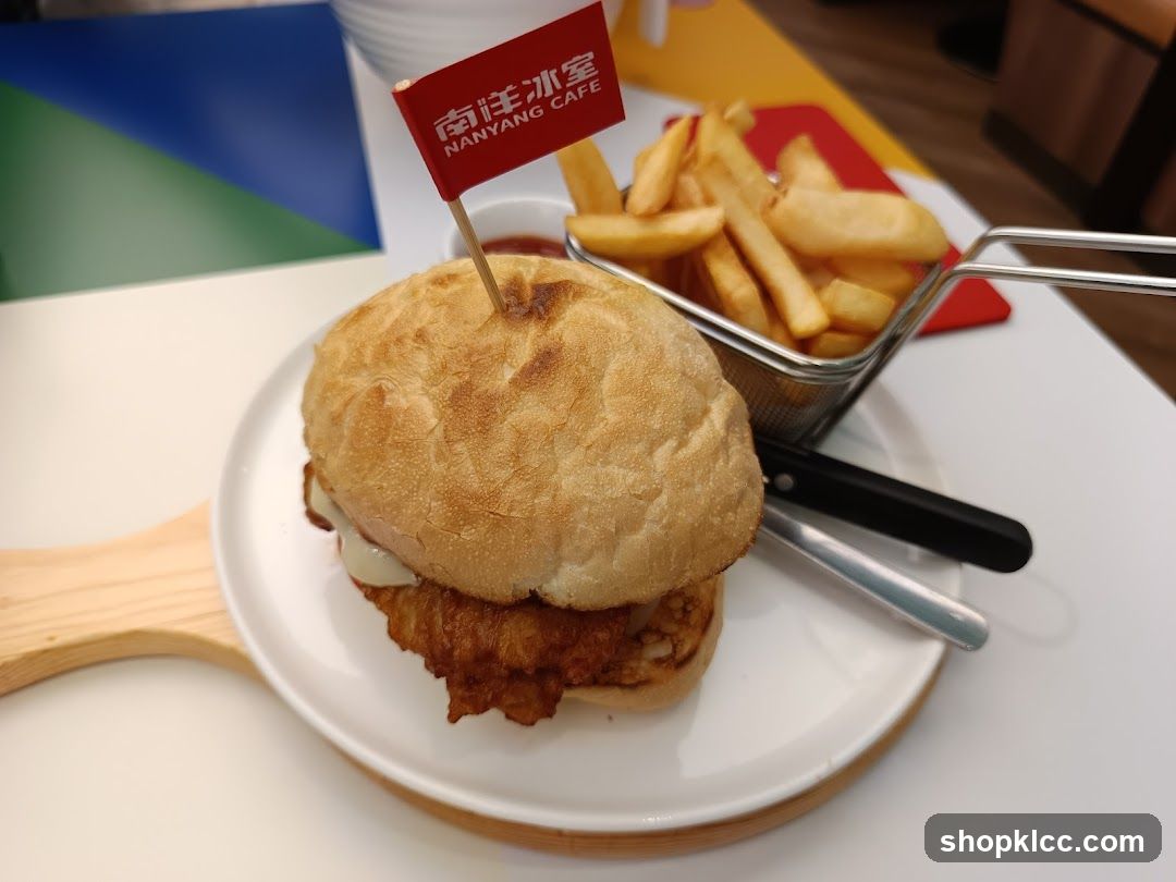 Burger and Fries