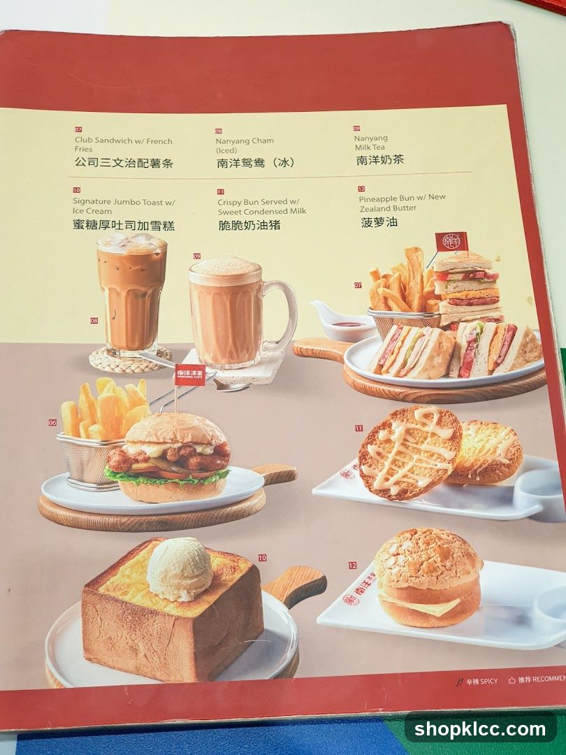 Menu Items