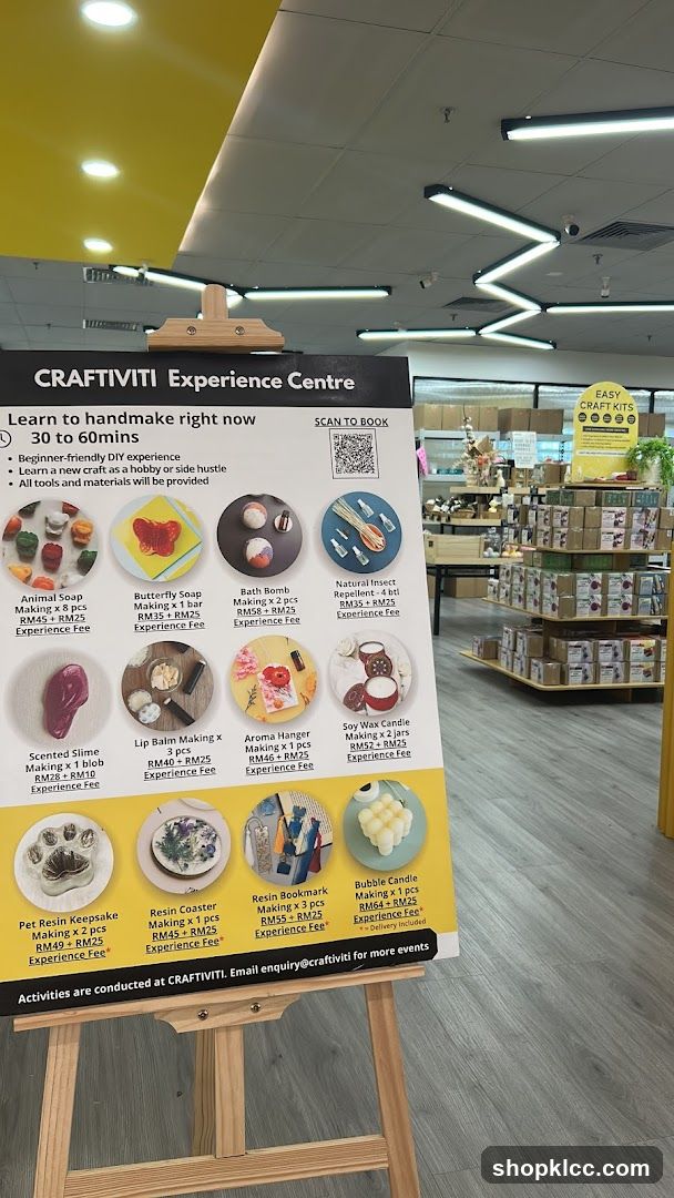 CRAFTIVITI Experience Centre Poster