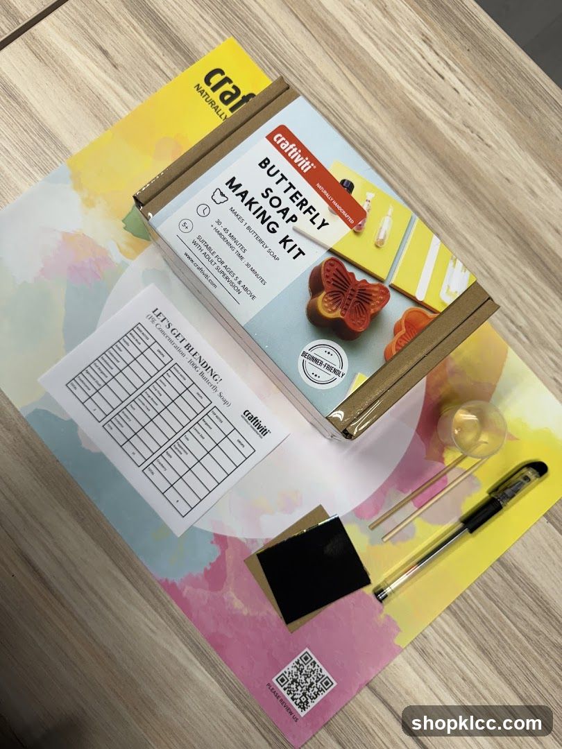 Butterfly Soap Making Kit