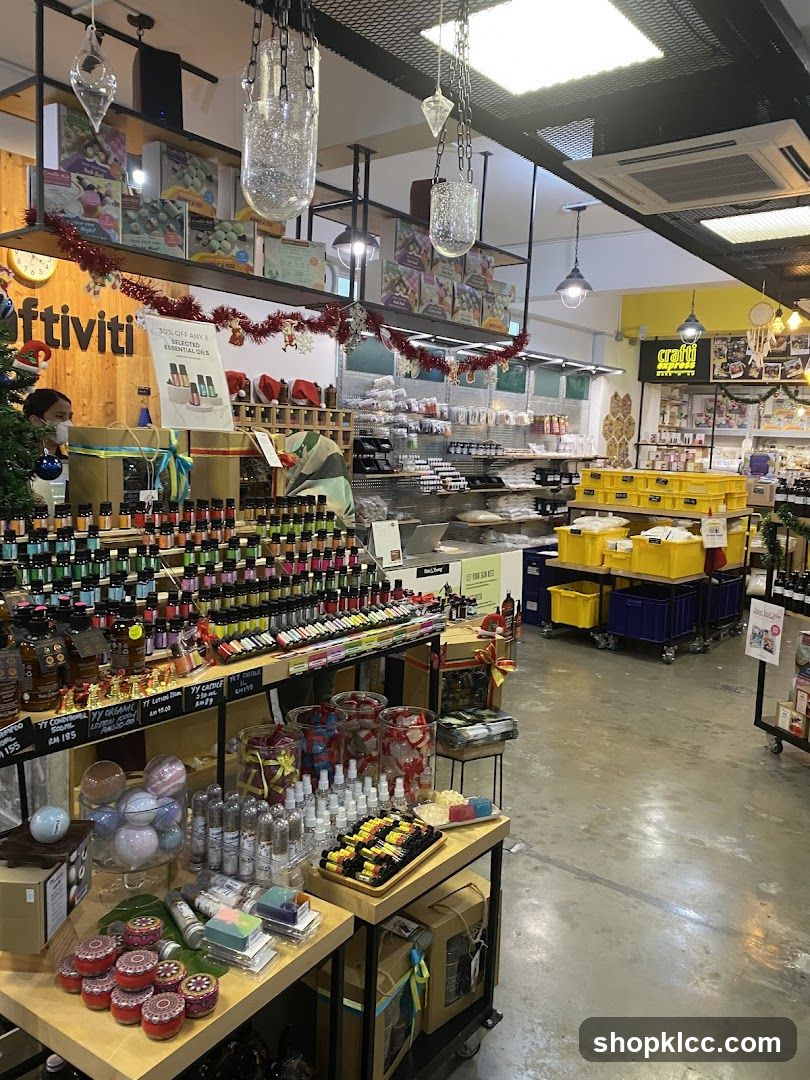 Craft Store Interior