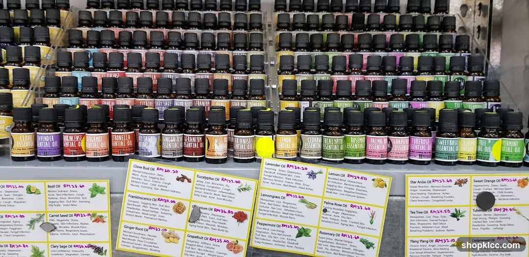 Essential Oils Display