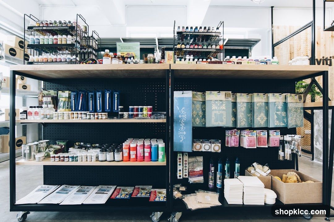 Art Supply Store Shelving