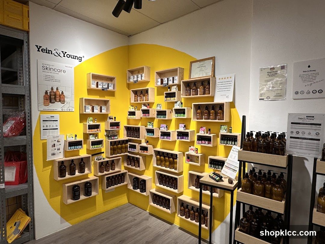 Skincare Products Display