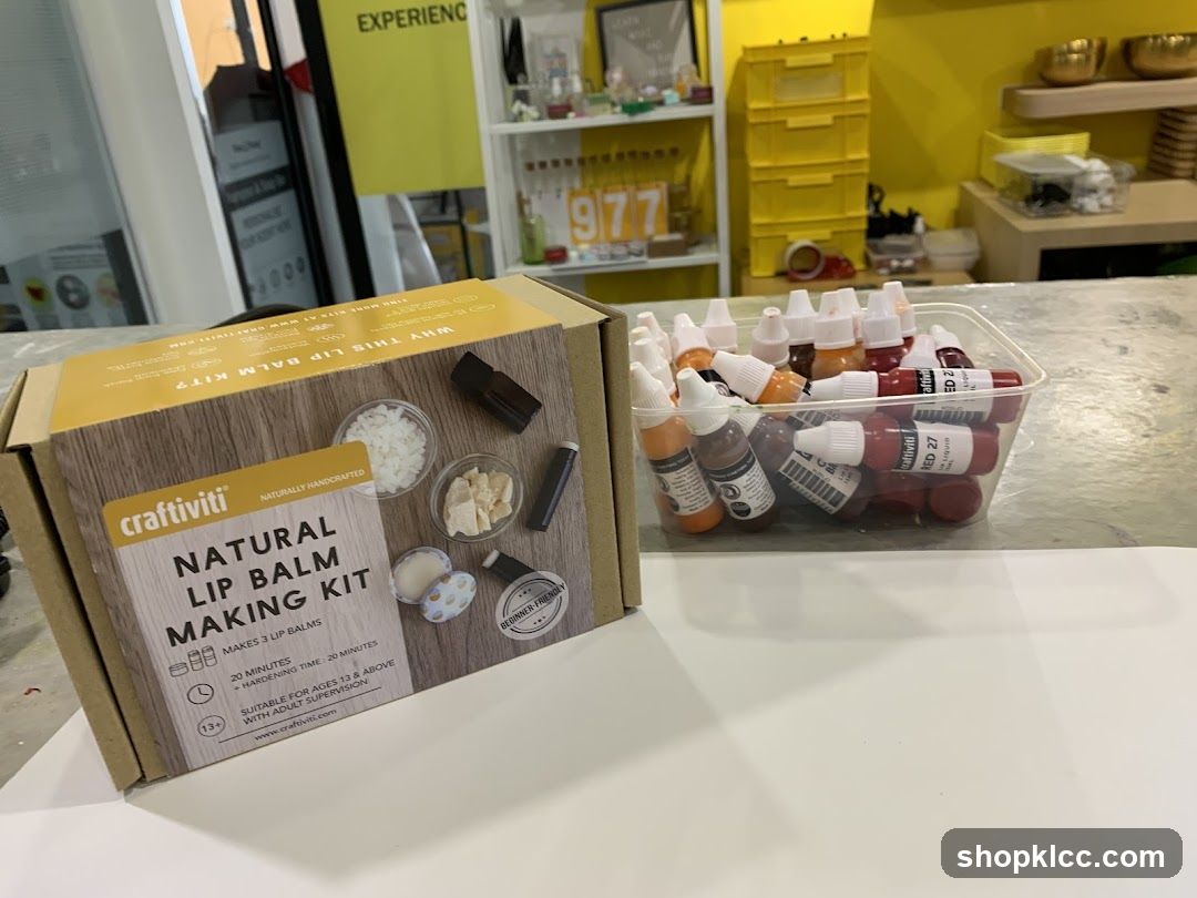 Craftiviti Natural Lip Balm Making Kit