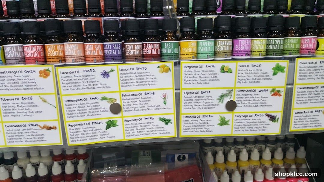 Essential Oils Display