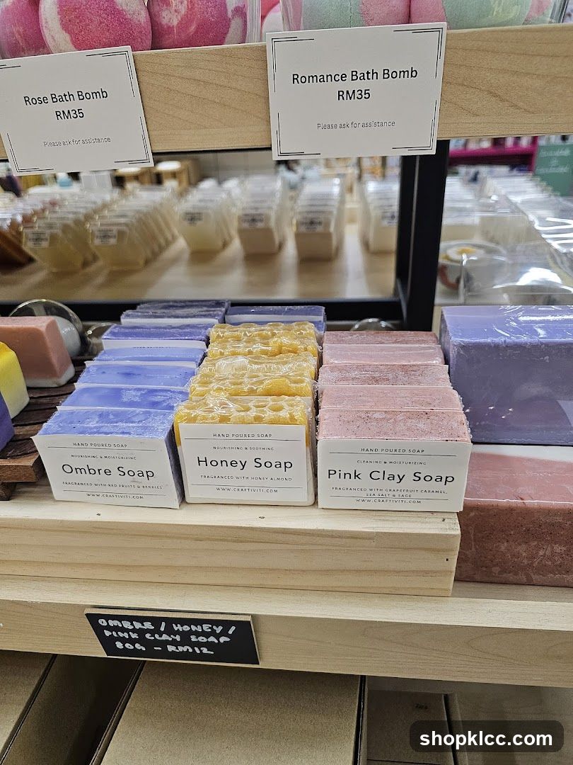 Hand Poured Soaps and Bath Bombs
