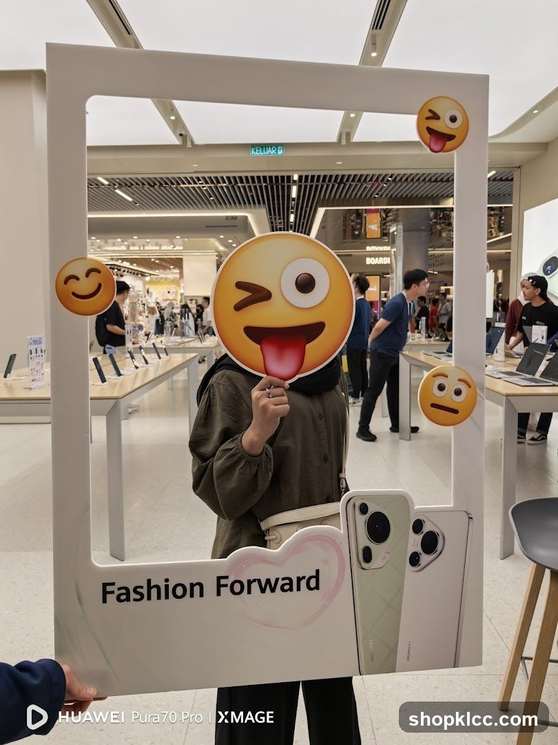 Photo Booth Frame with Emojis and Phones