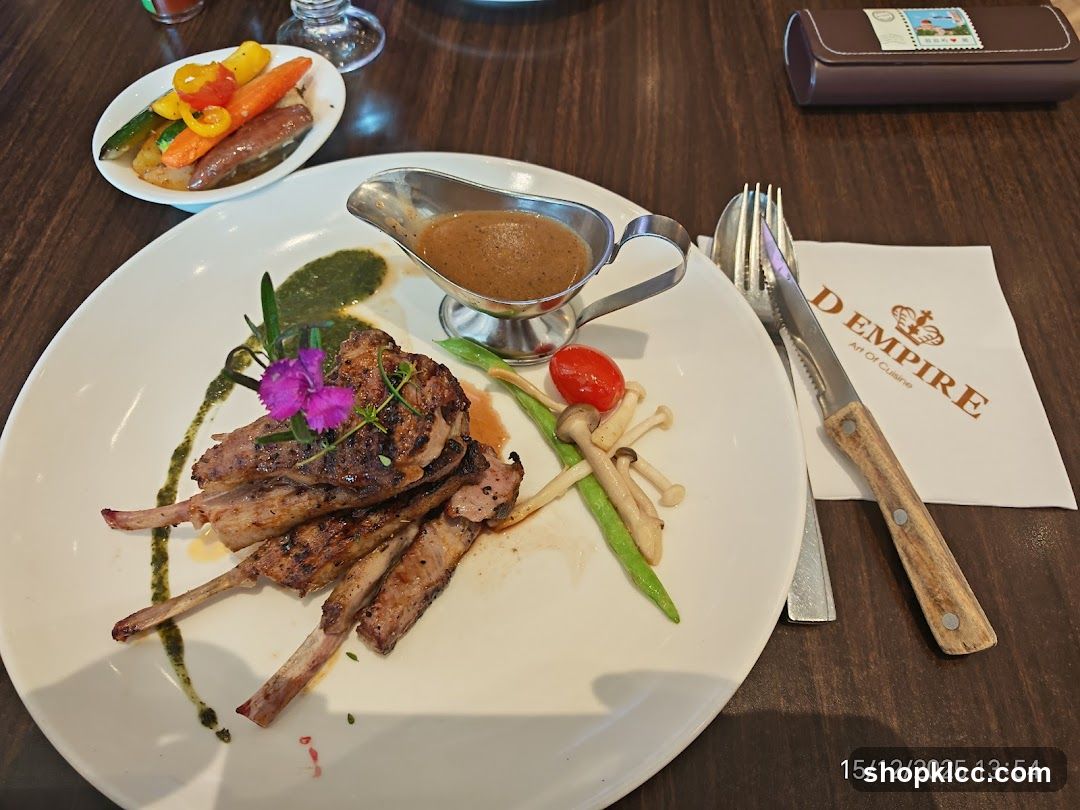 Lamb Chops with Vegetables