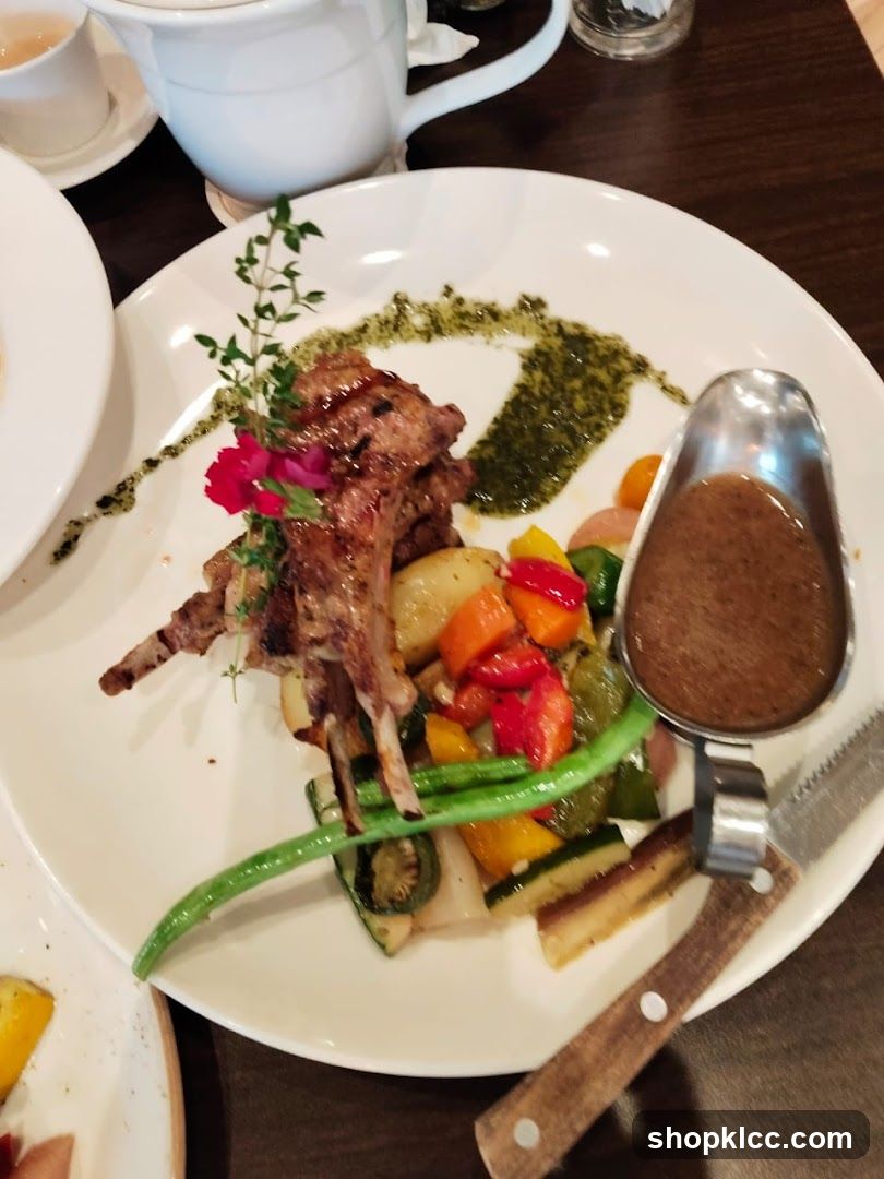 Lamb Chops with Roasted Vegetables