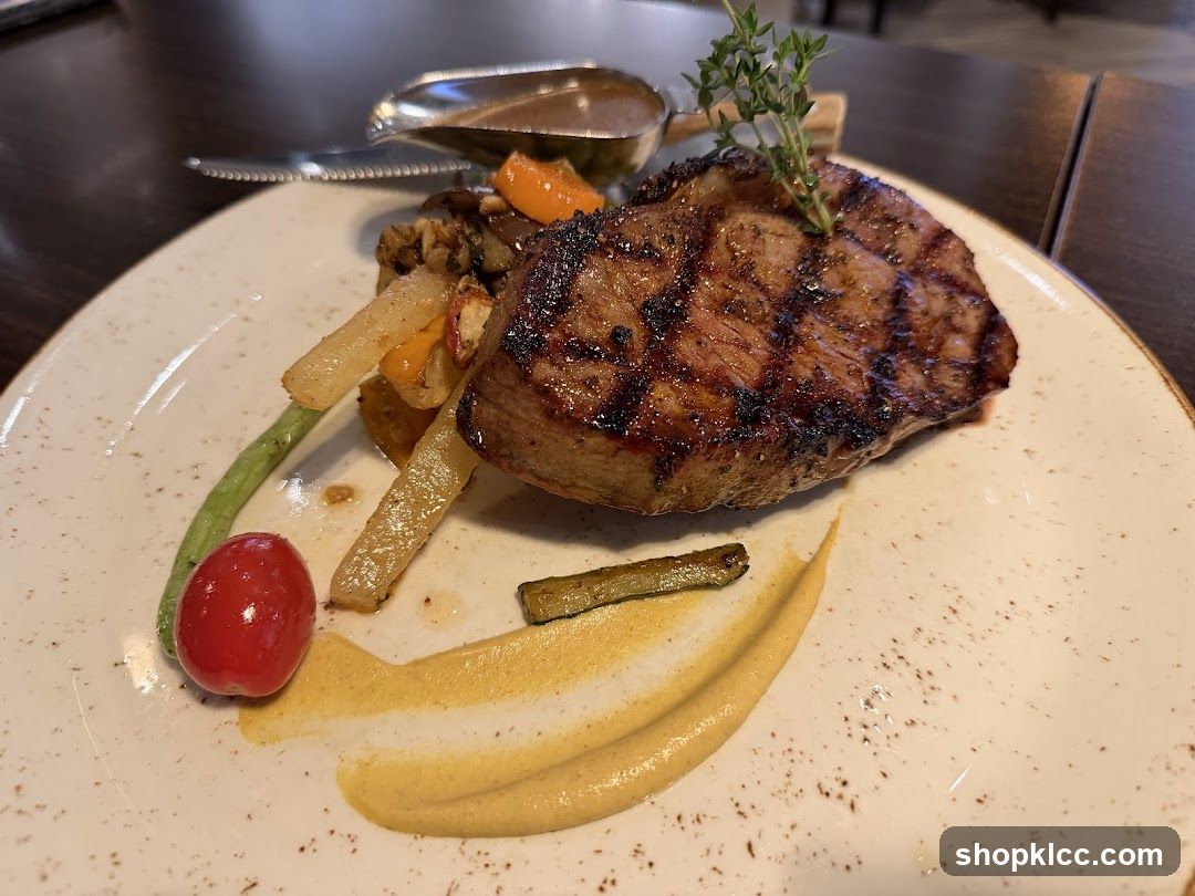 Grilled Steak with Vegetables
