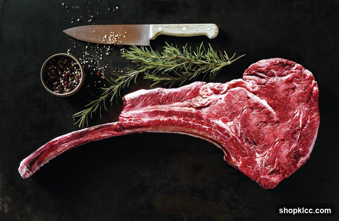 Tomahawk Steak with Seasonings