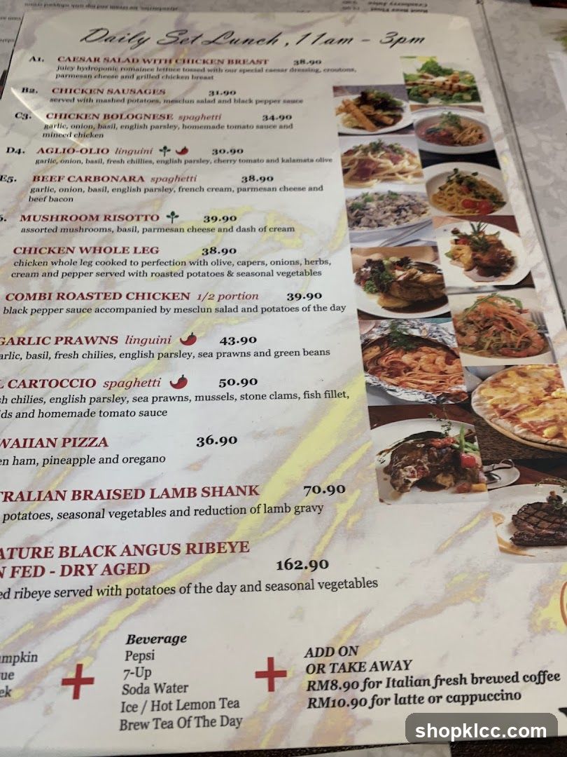 Daily Set Lunch, 11am - 3pm