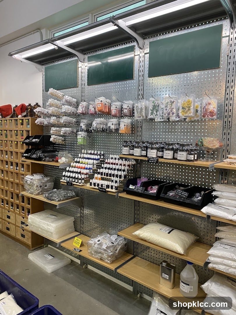 Craft Supplies Display
