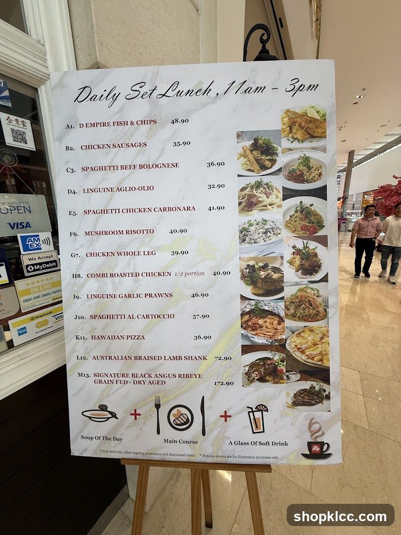 Daily Set Lunch, 11am - 3pm