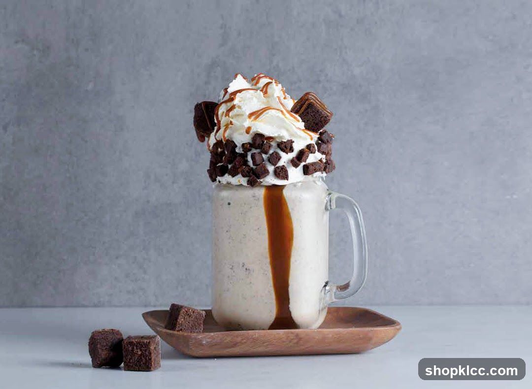 Decadent Brownie Milkshake