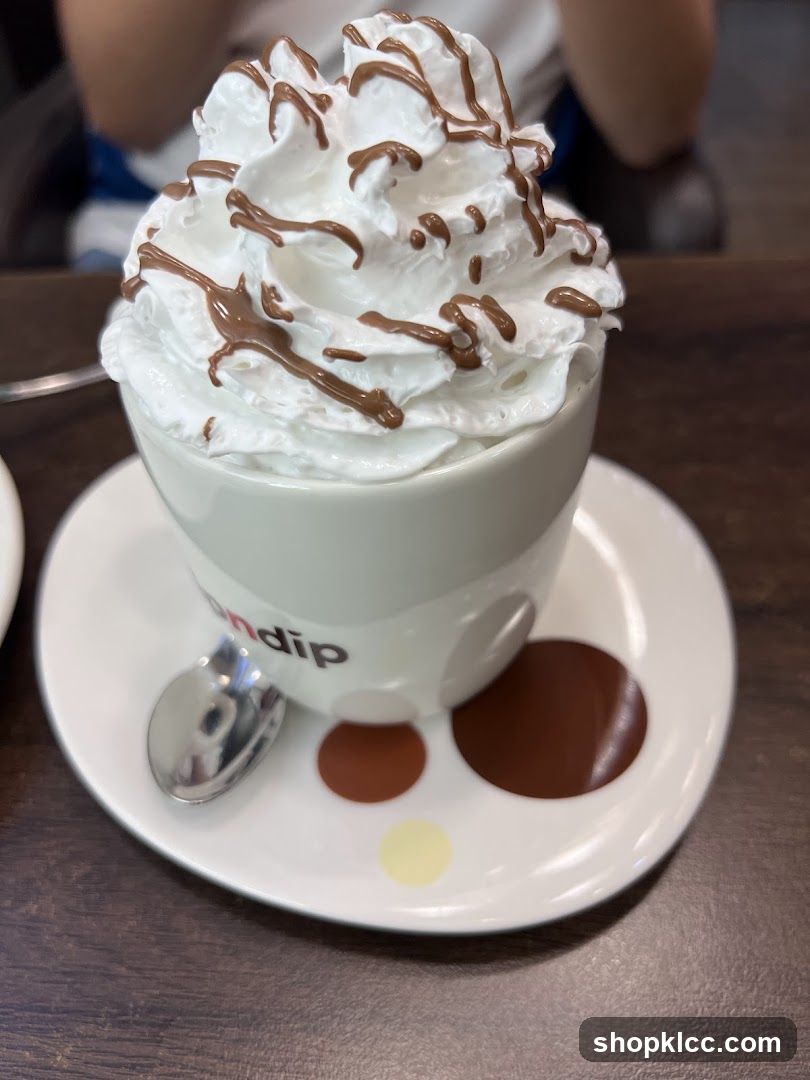 Whipped Cream Topped Drink