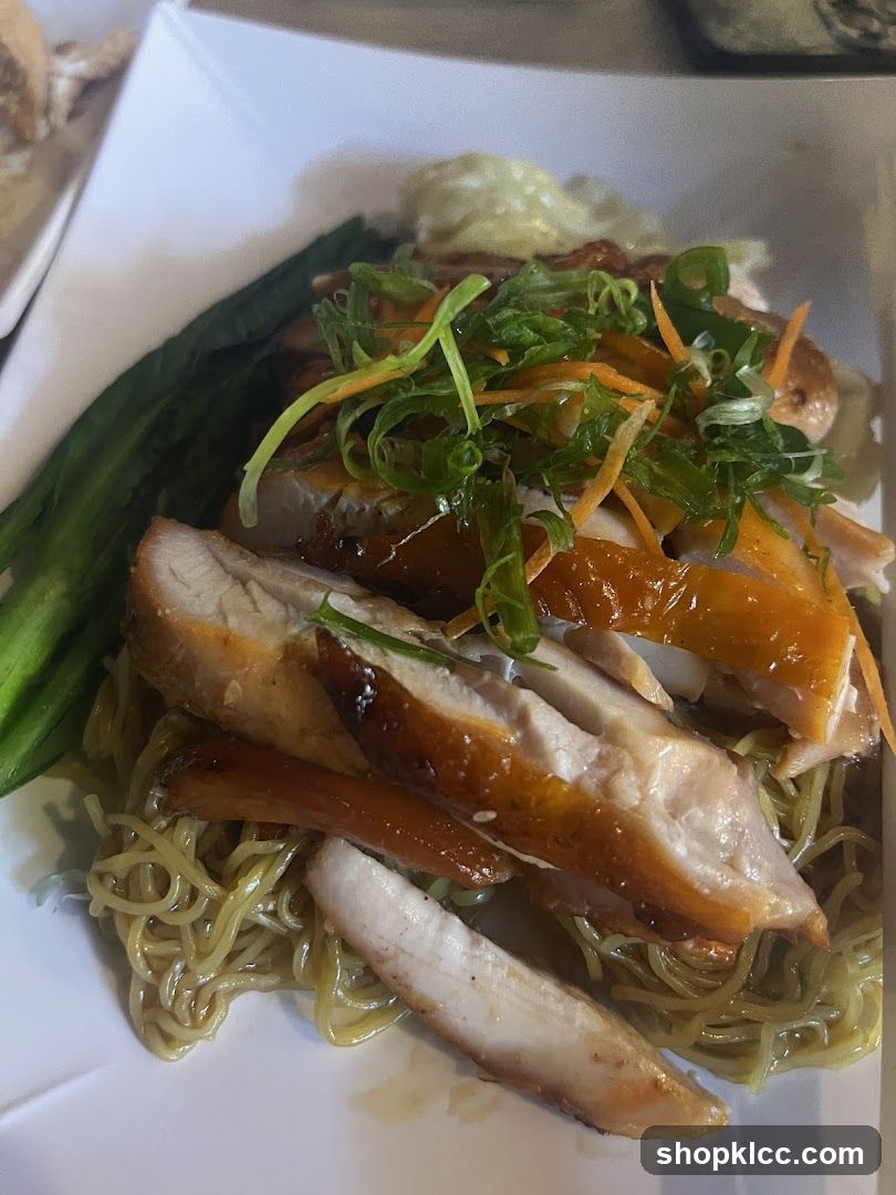 Roast Chicken Noodles