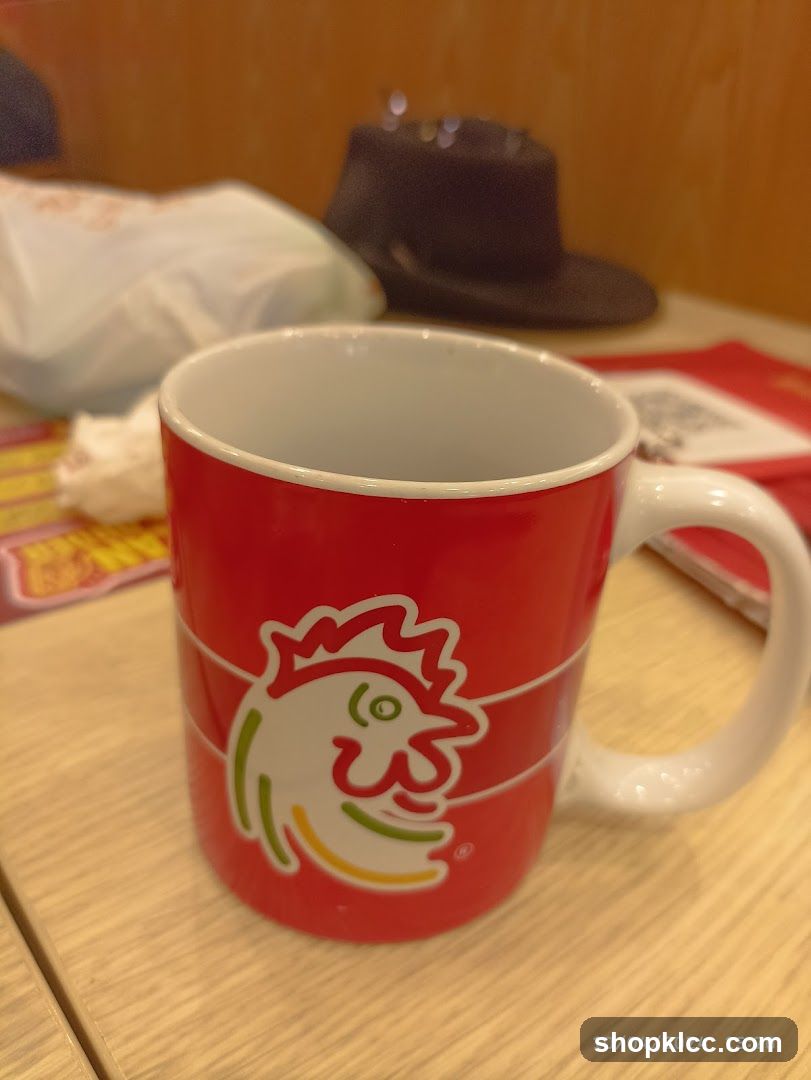 Red Mug with Chicken Logo