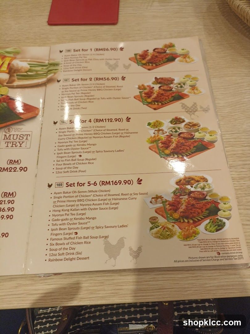 Set Menu