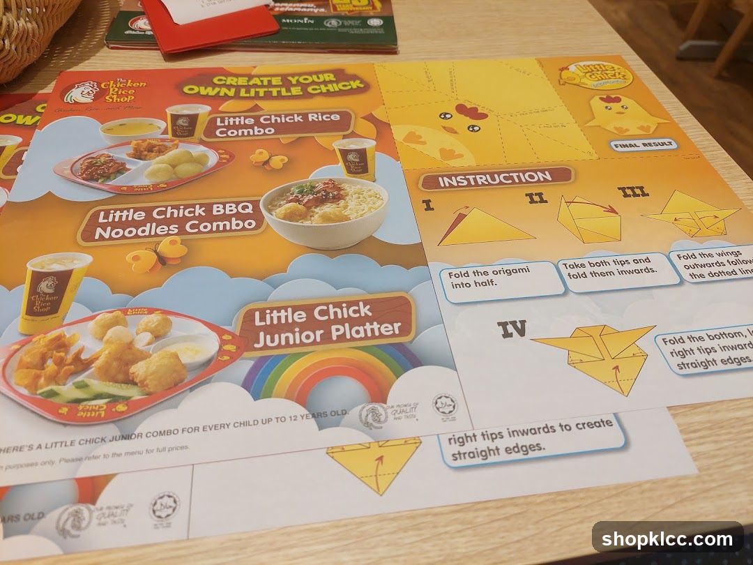 The Chicken Rice Shop Menu