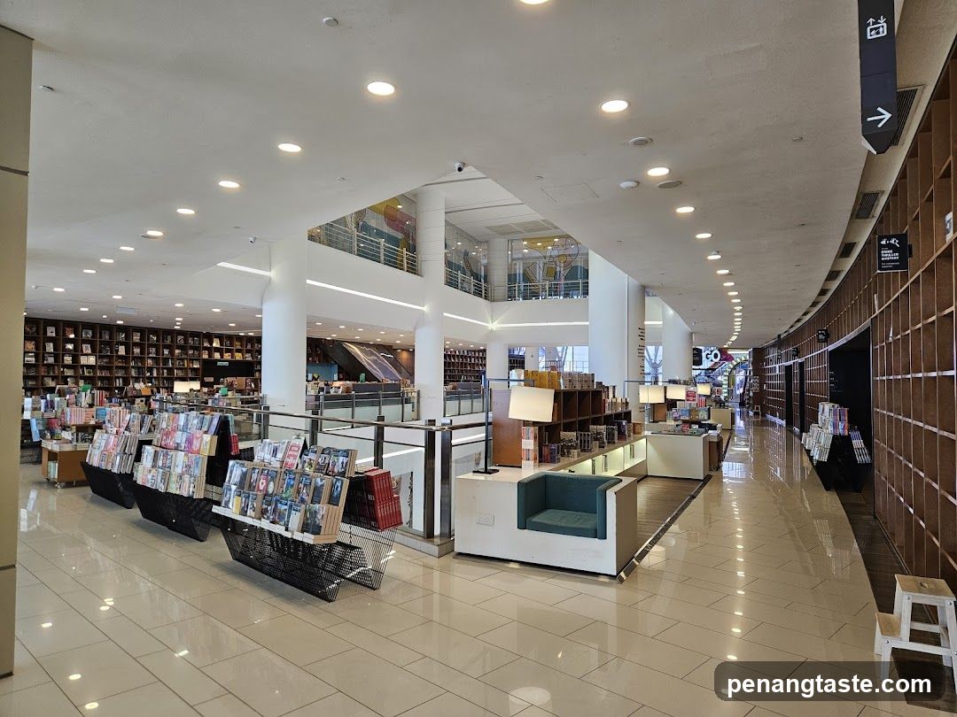 Interior of a bookstore