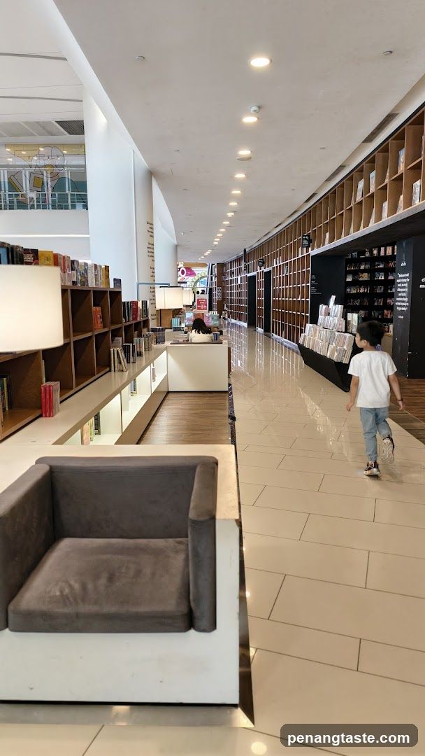 Interior of a bookstore