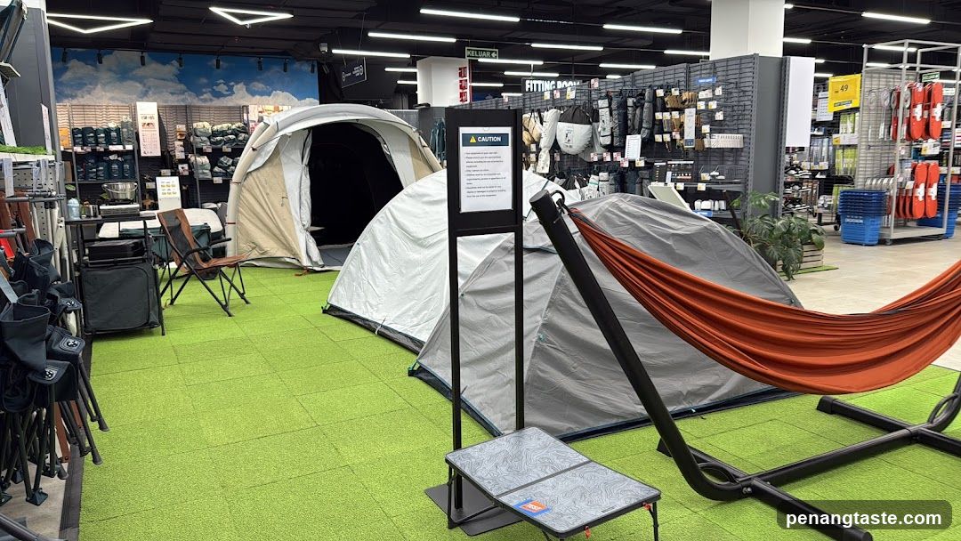 Camping Gear Display
