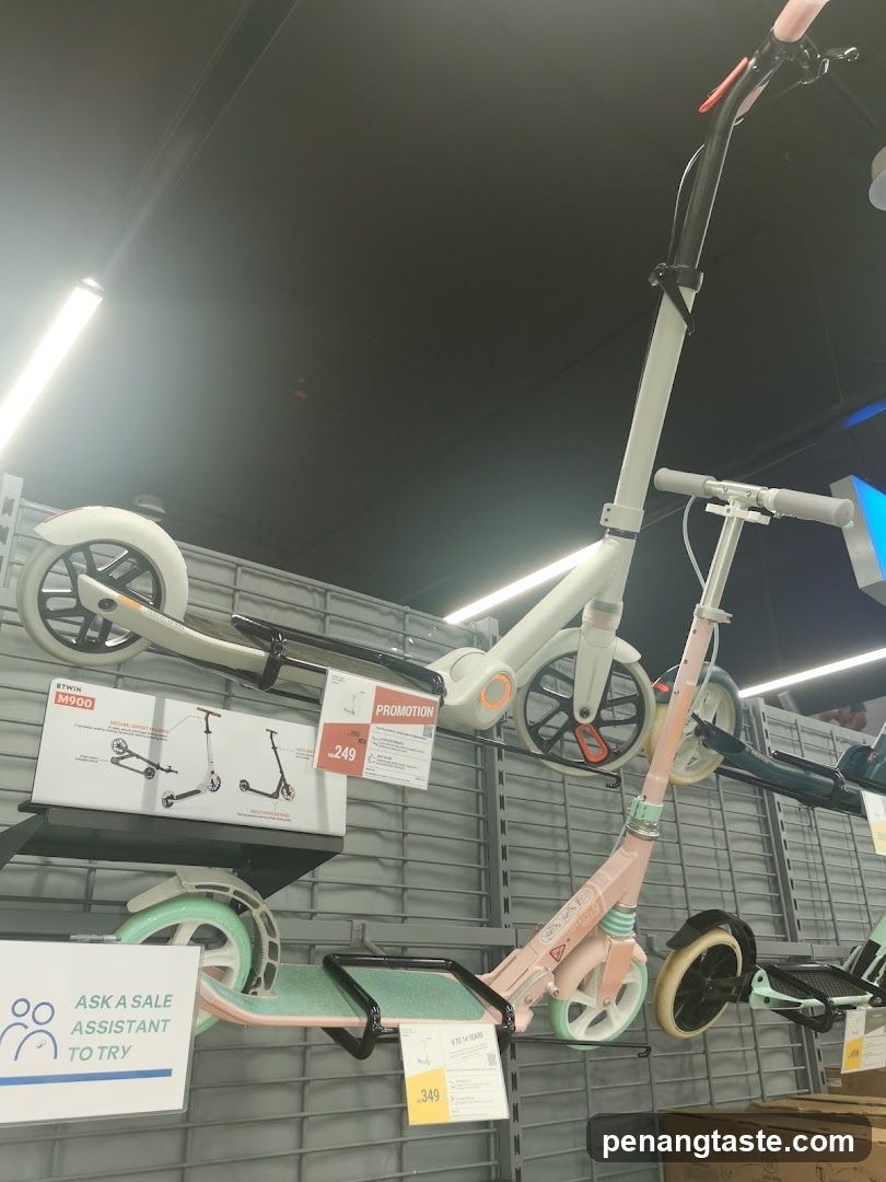 Scooters on Display