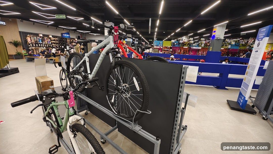 Bicycles on Display in a Store