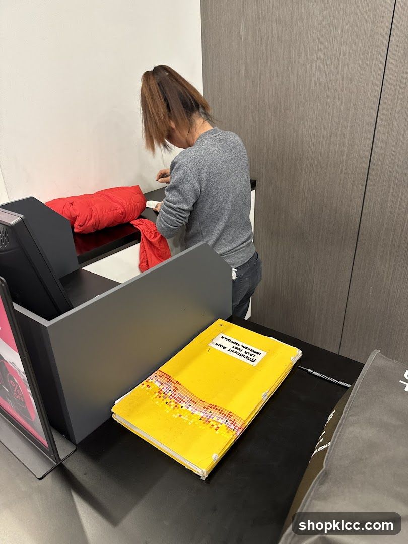 Person at Counter with Book