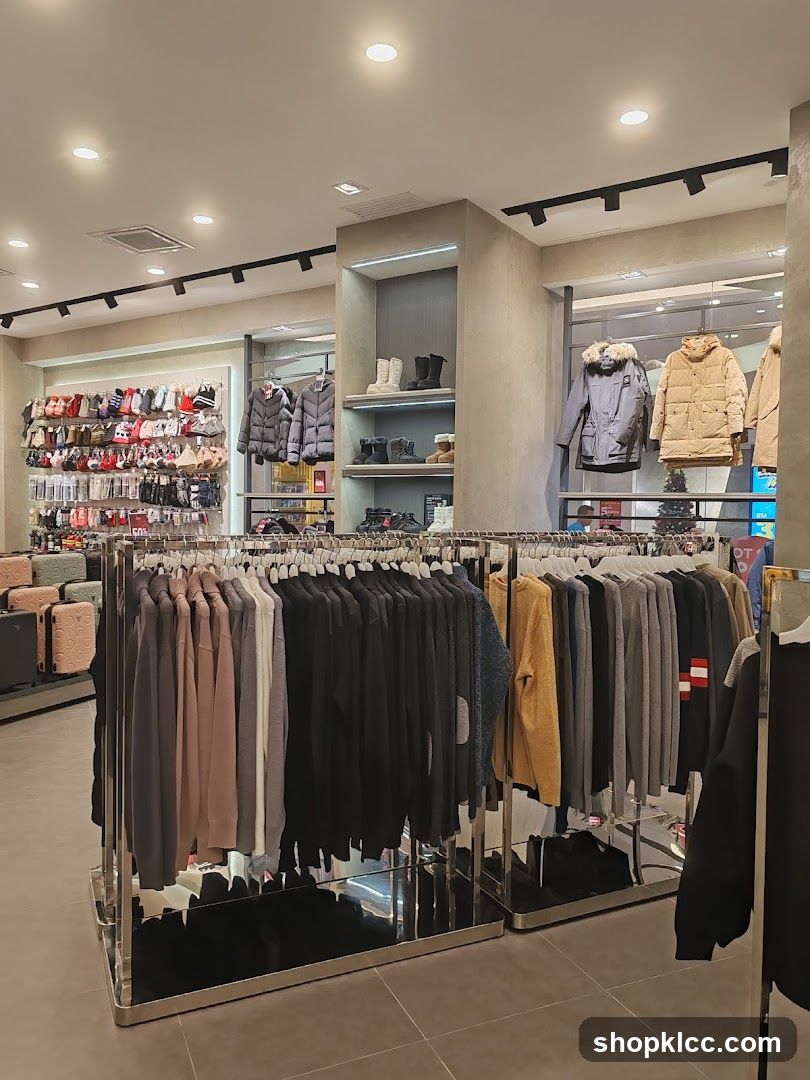 Clothing store interior
