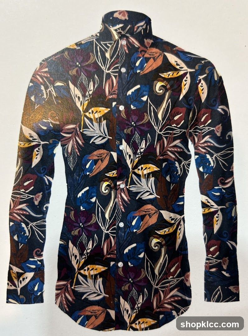 Floral Print Button-Down Shirt