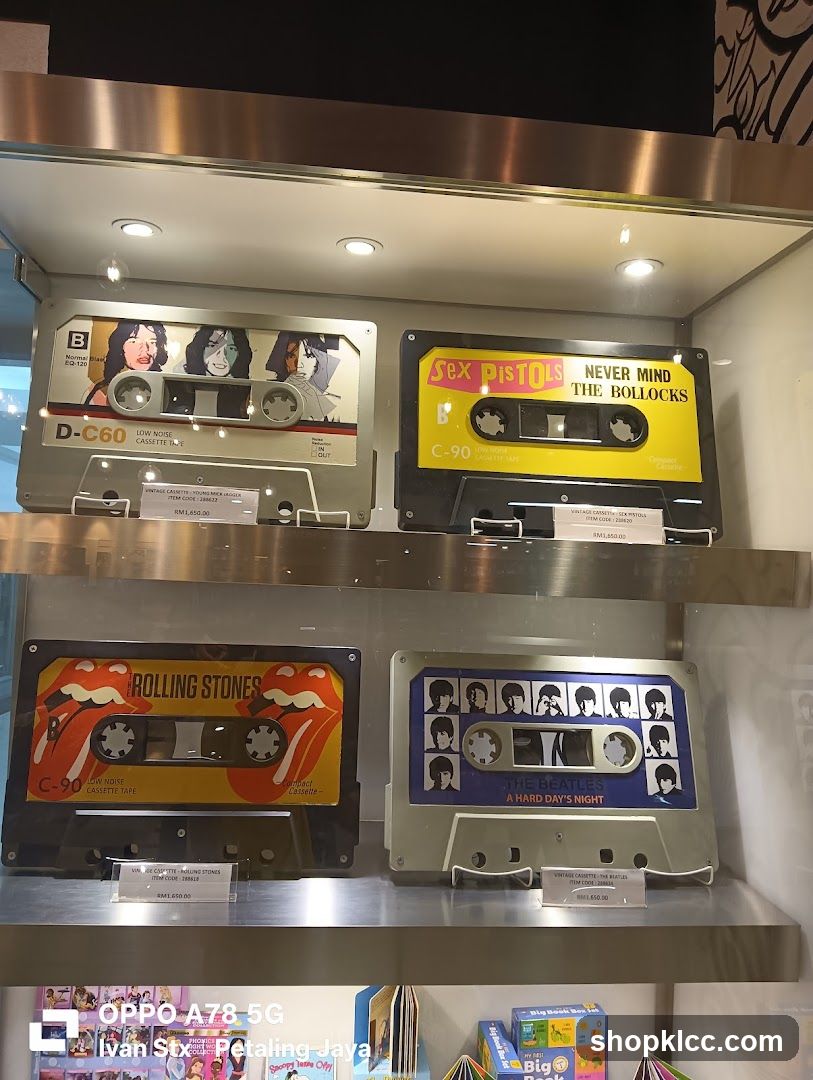 Vintage Cassettes Display