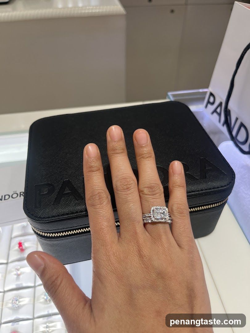 Pandora Jewelry Box and Rings