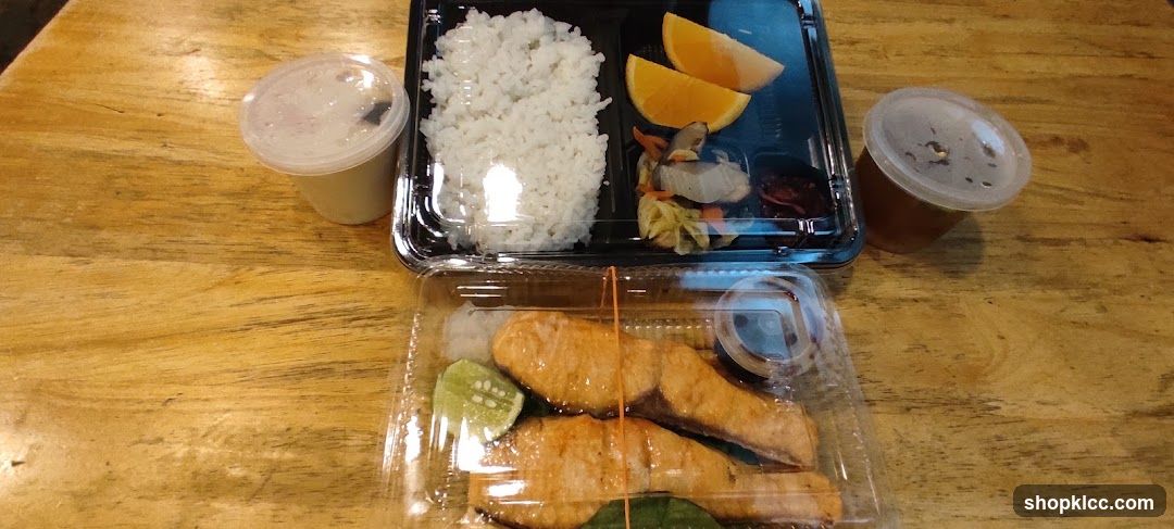 Salmon and Rice Bento Box