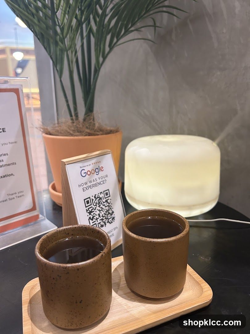 Spa Welcome Drinks