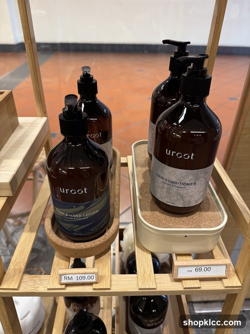 Uroot Products on Display