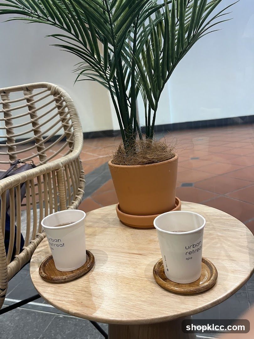 Two cups of tea on a table