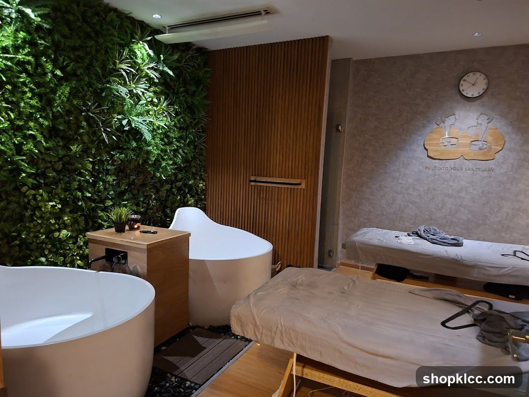 Spa Room with Bathtubs and Massage Beds