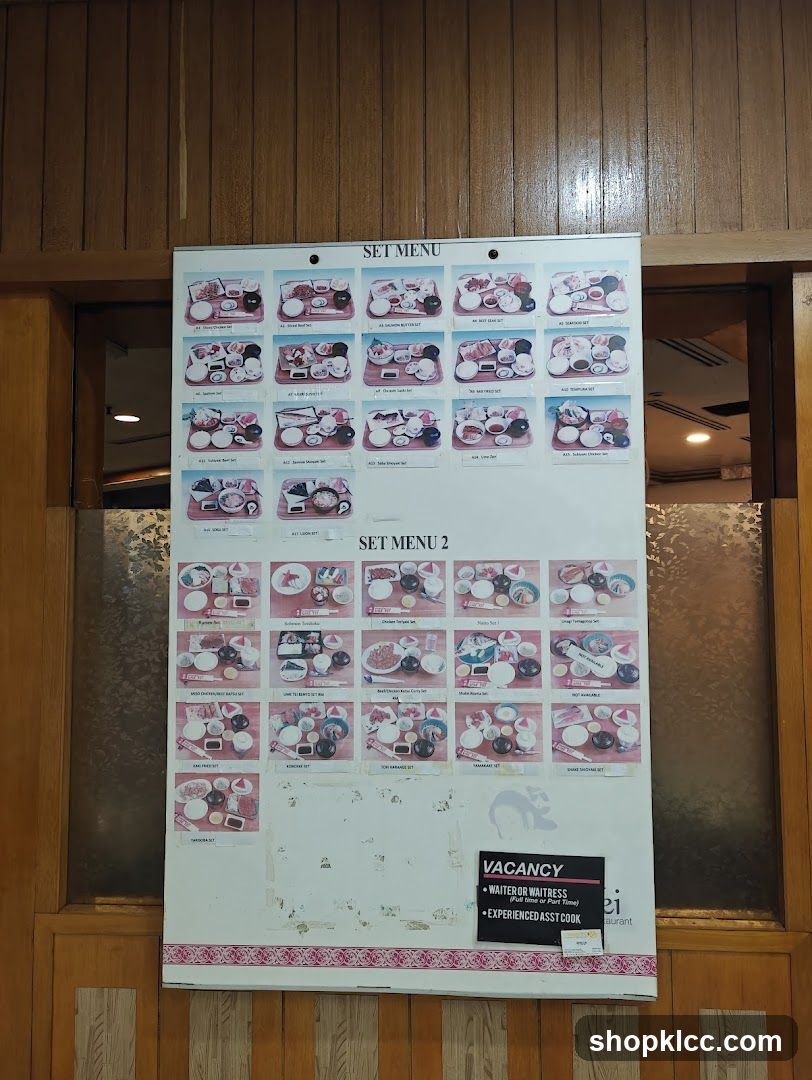 Set Menu