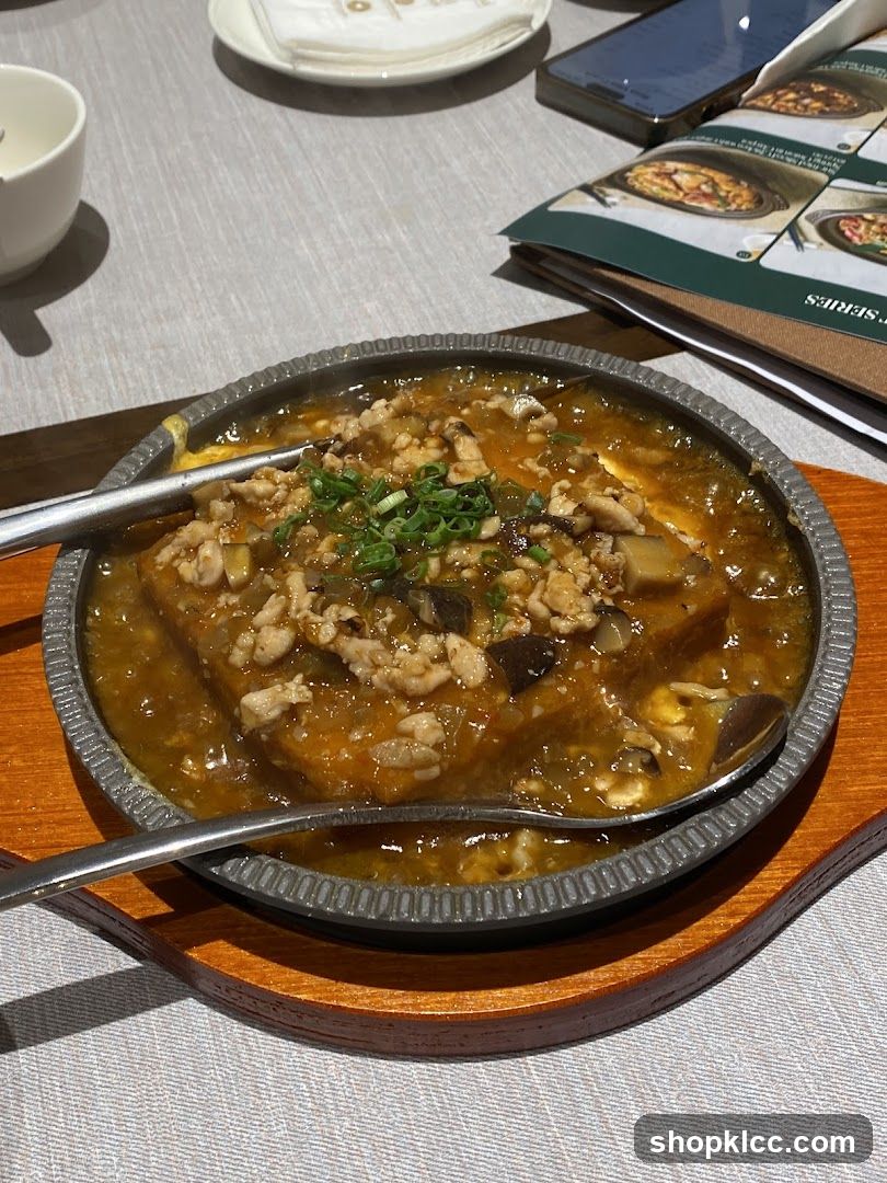 Sizzling Tofu Dish