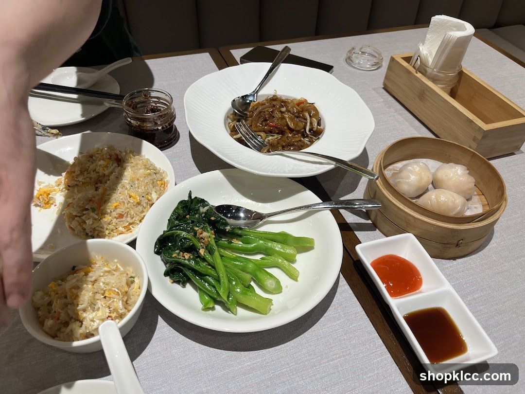 Chinese Food Spread