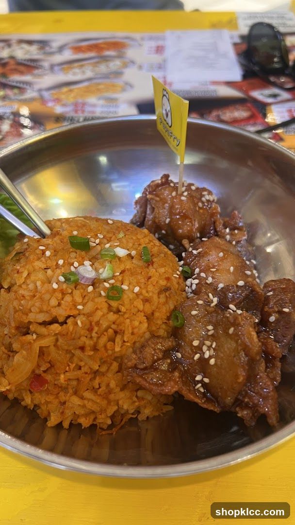 Fried Chicken and Rice