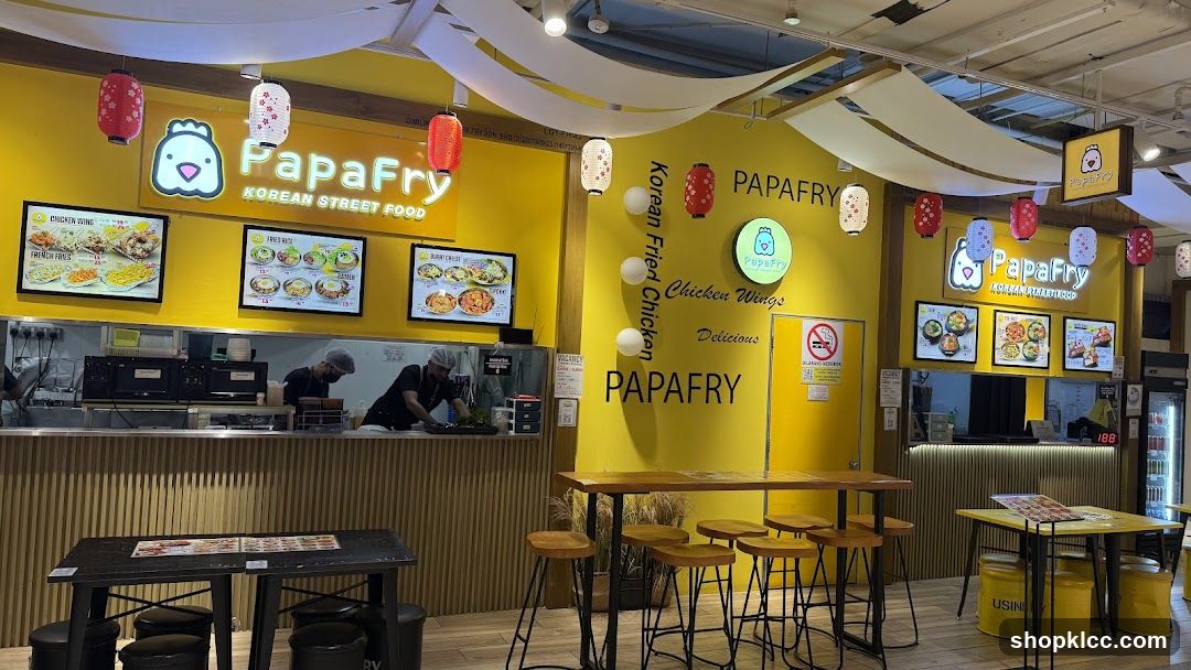 PapaFry Korean Street Food Interior