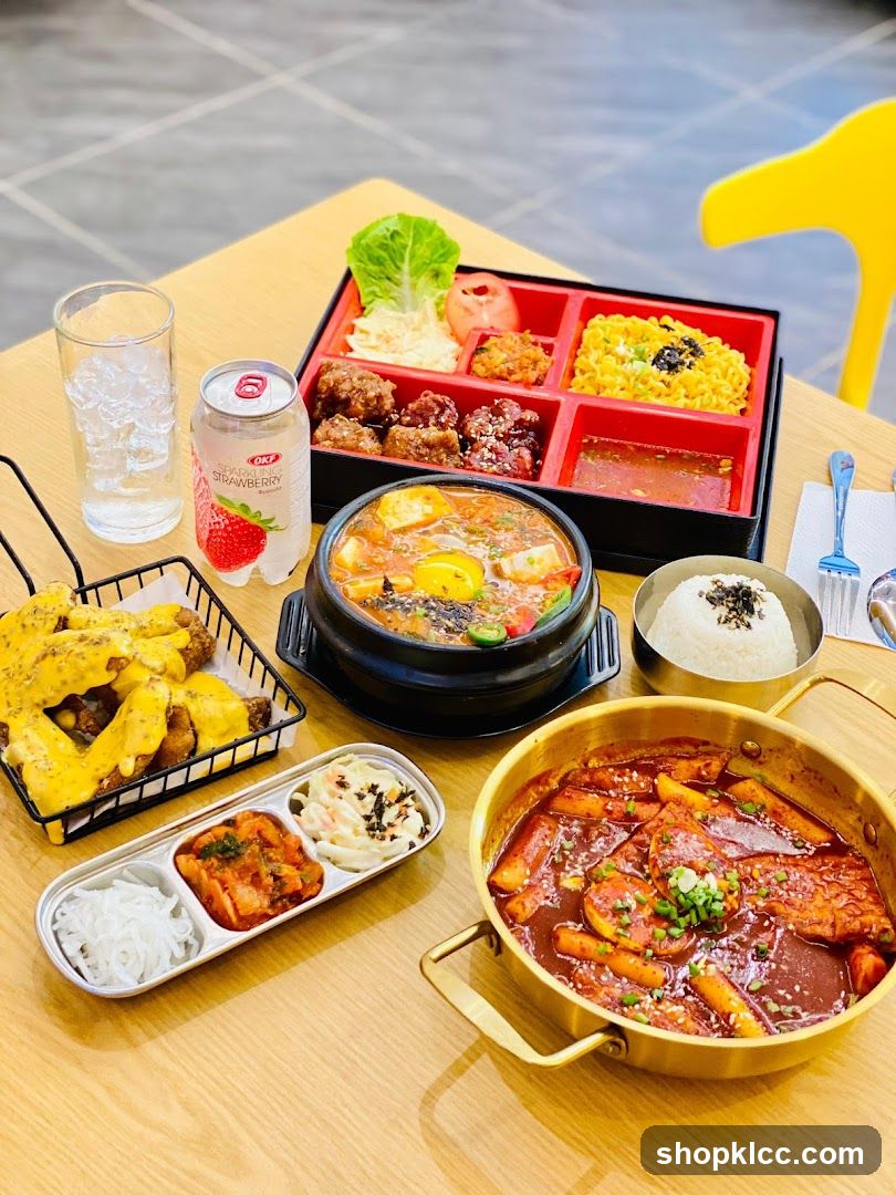 Korean Food Spread