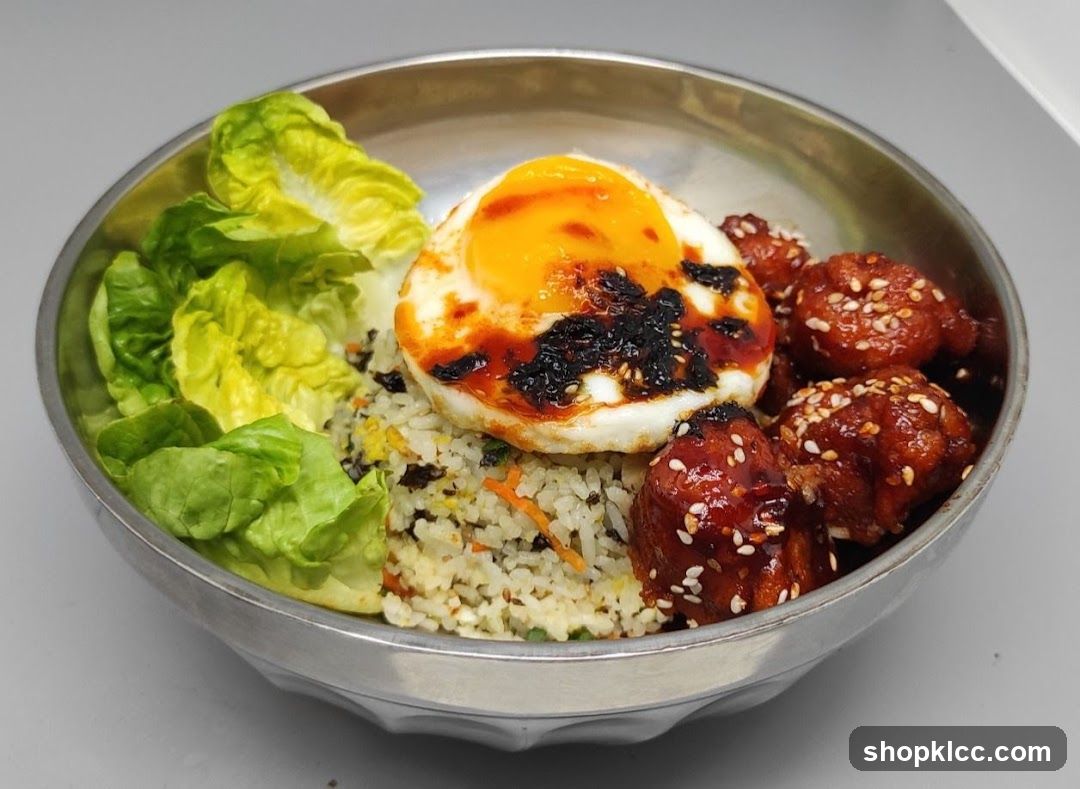 Fried Rice Bowl with Egg and Chicken