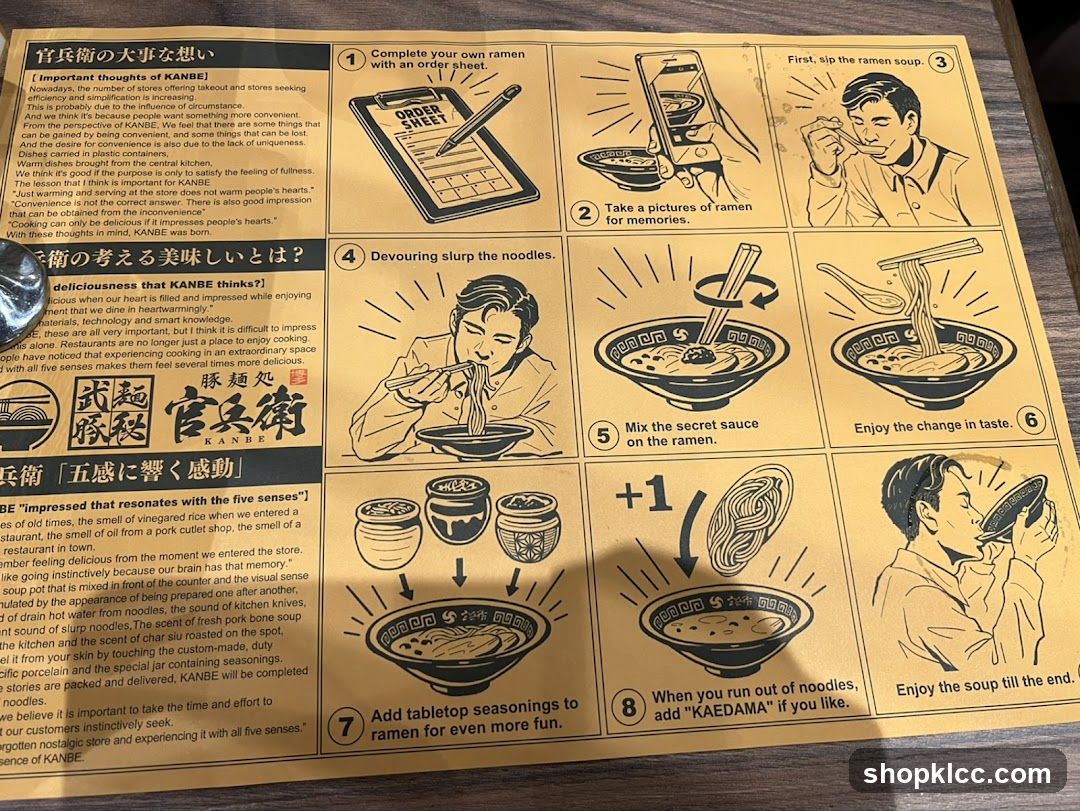 KANBE Ramen Experience Guide