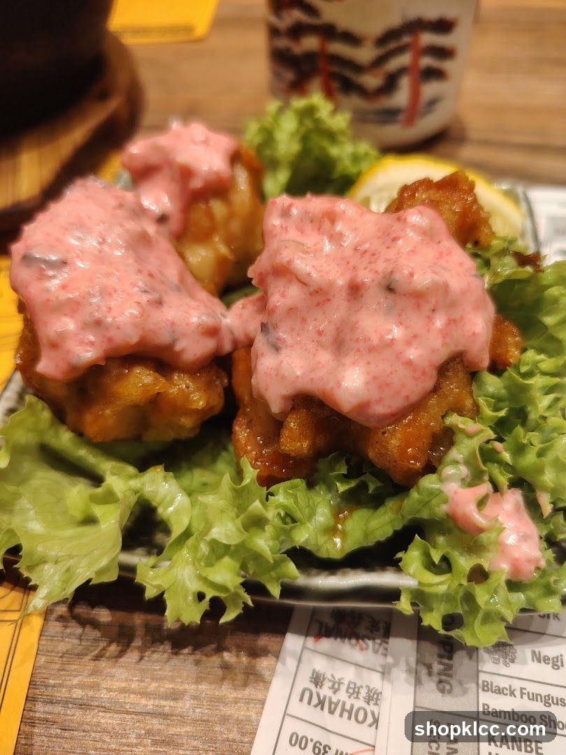 Fried Food with Sauce